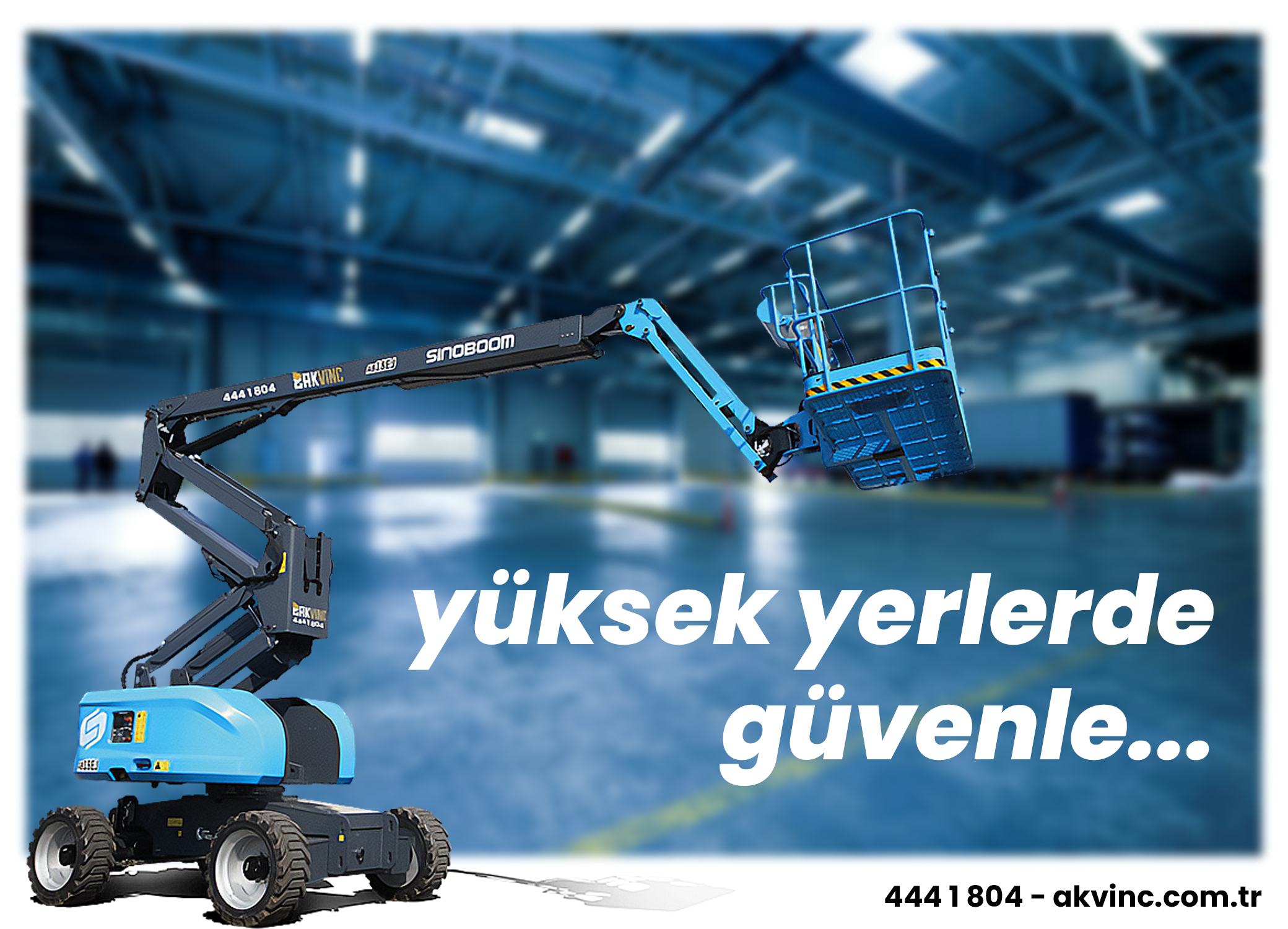 Sepetli Vinç ile Güvenli Çalışma